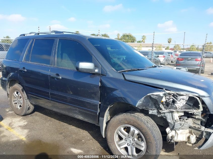 2003 Honda Pilot Ex VIN: 2HKYF184X3H531633 Lot: 40835886