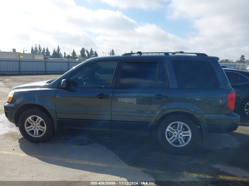 2003 Honda Pilot Ex VIN: 2HKYF184X3H531633 Lot: 40835886