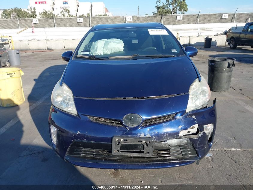 2013 Toyota Prius Two VIN: JTDKN3DU3D1698788 Lot: 40835917