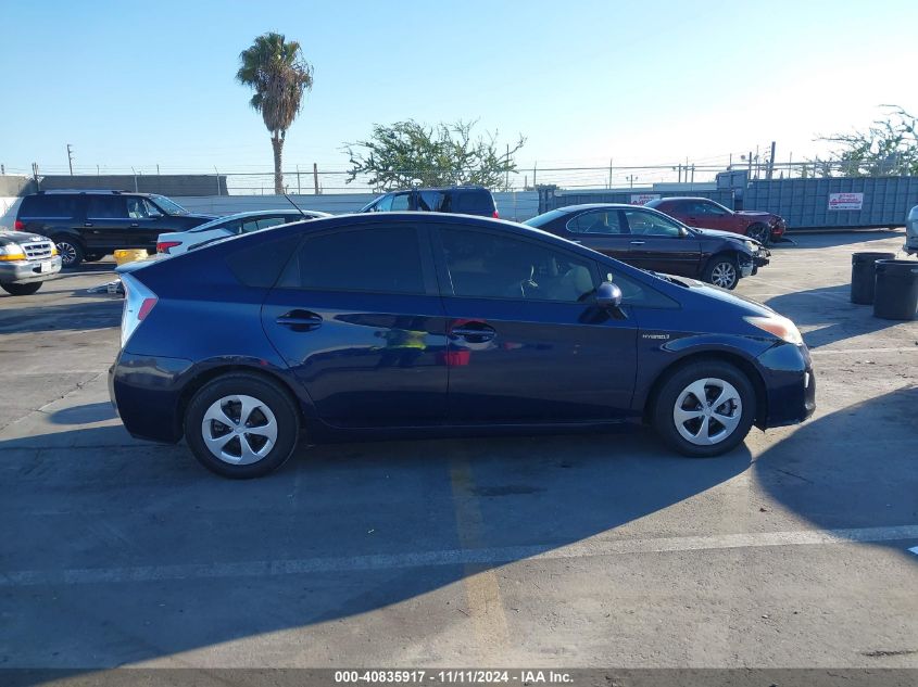 2013 Toyota Prius Two VIN: JTDKN3DU3D1698788 Lot: 40835917