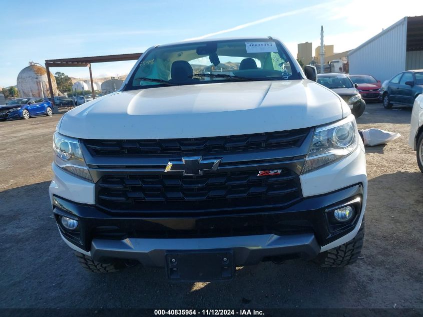 2021 Chevrolet Colorado 4Wd Short Box Z71 VIN: 1GCGTDEN6M1193112 Lot: 40835954