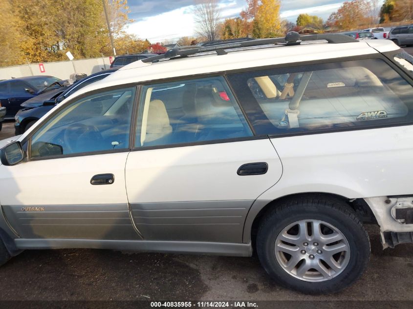 2002 Subaru Outback VIN: 4S3BH665026655864 Lot: 40835955