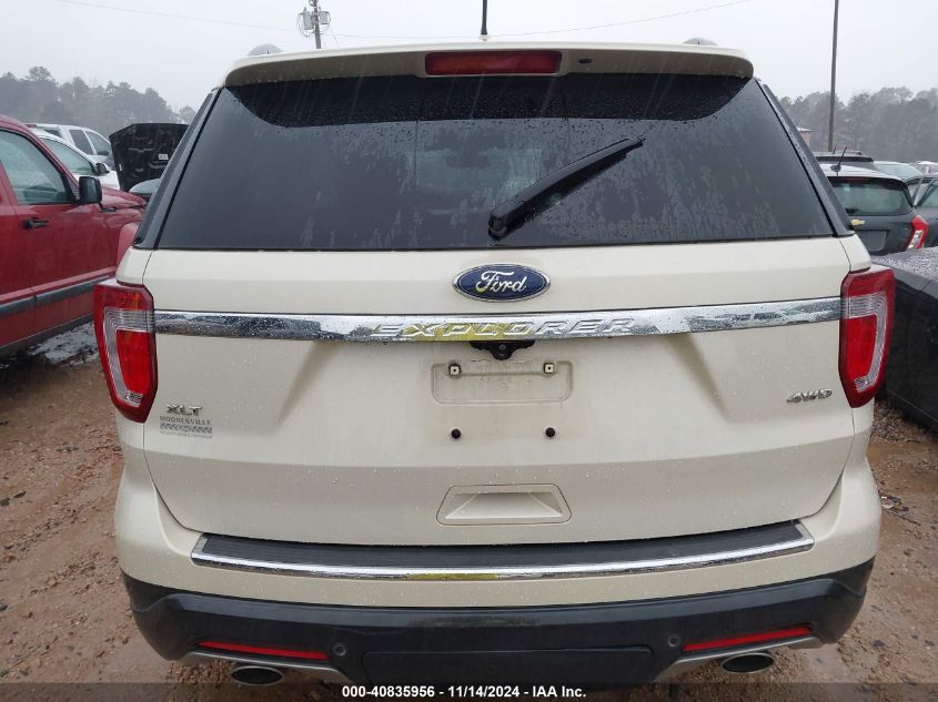 VIN 1FM5K8D86JGC32301 2018 FORD EXPLORER XLT