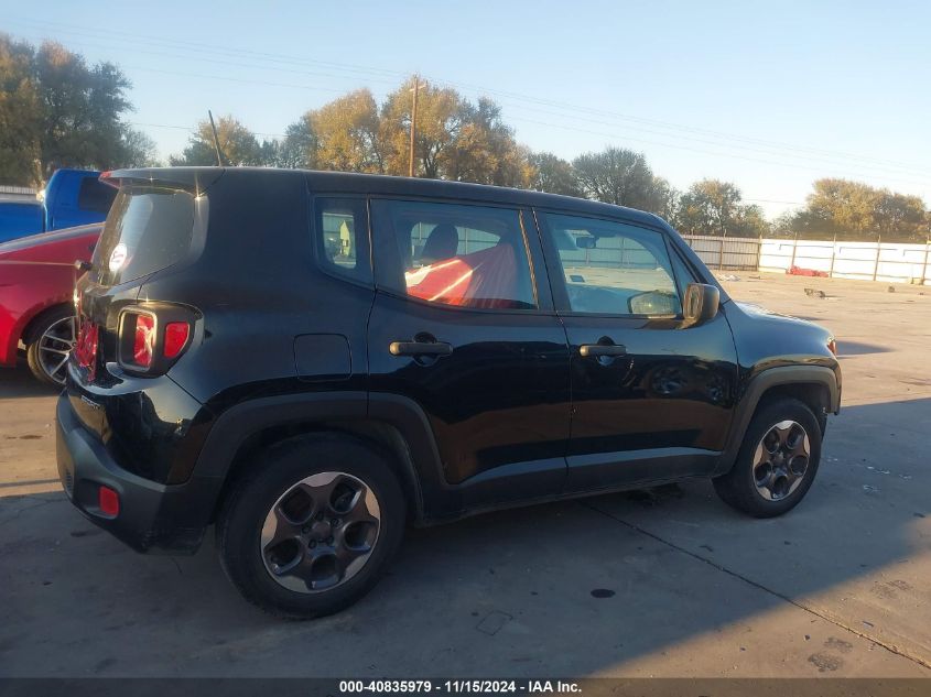 2015 Jeep Renegade Sport VIN: ZACCJAAT3FPB20239 Lot: 40835979