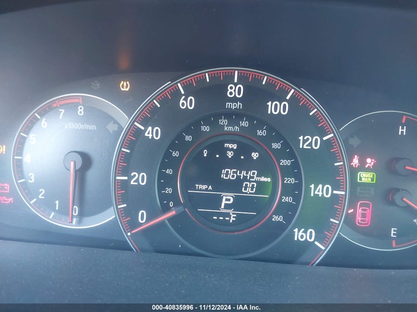 2016 HONDA ACCORD VIN: 1HGCR2F53GA220269