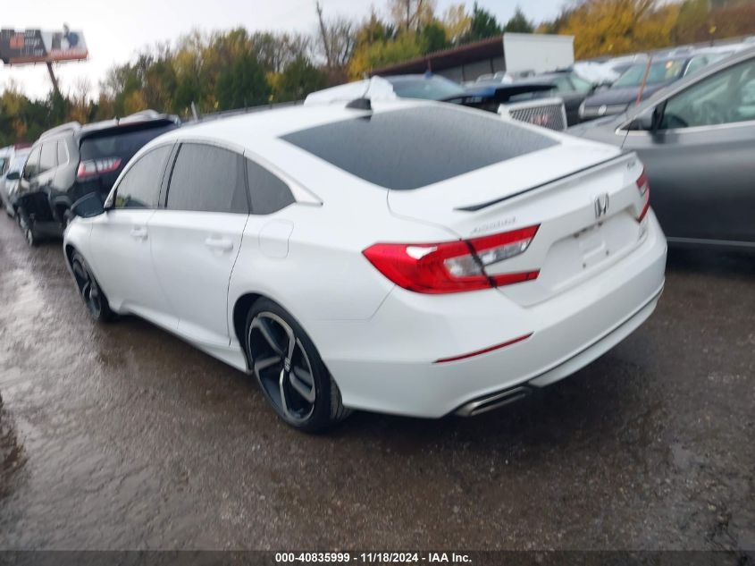 2021 Honda Accord Sport 2.0T VIN: 1HGCV2F31MA004023 Lot: 40835999