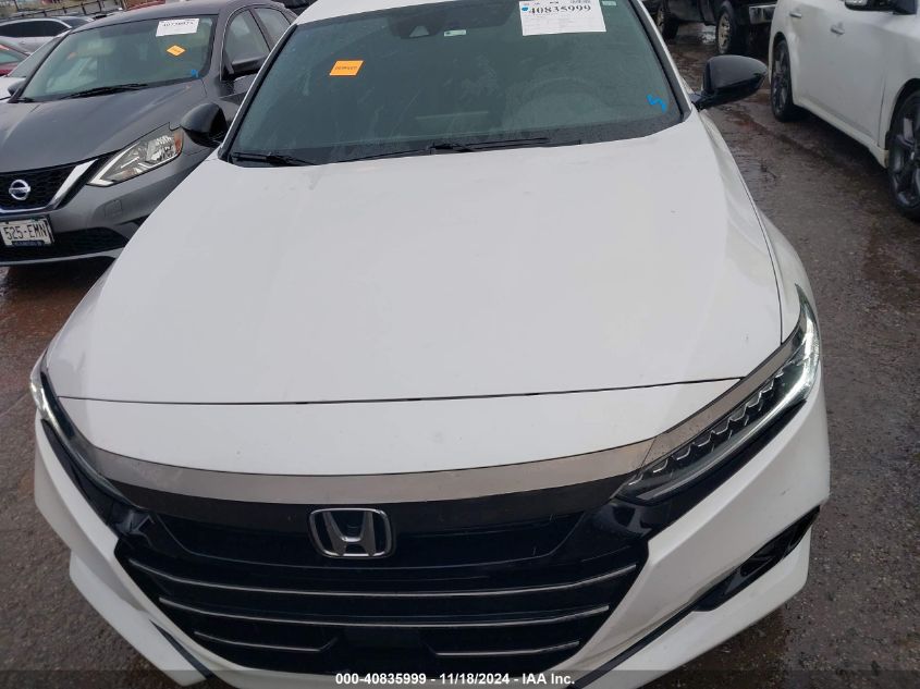 2021 Honda Accord Sport 2.0T VIN: 1HGCV2F31MA004023 Lot: 40835999