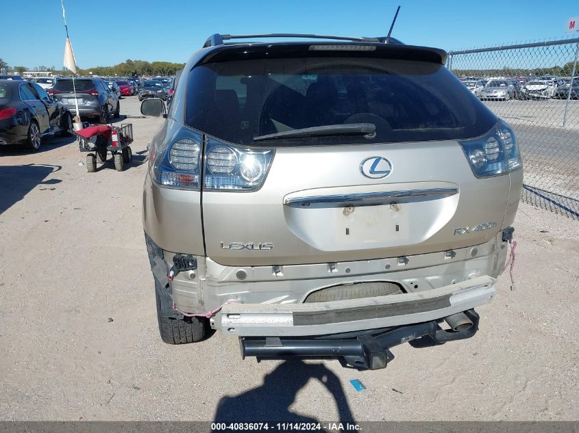 2006 Lexus Rx 400H VIN: JTJHW31UX60022792 Lot: 40836074