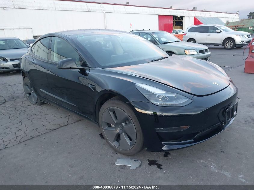 VIN 5YJ3E1EA0PF560814 2023 Tesla Model 3, Rear-Whee... no.1