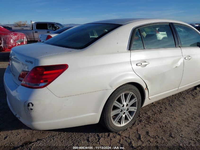 2005 Toyota Avalon Limited VIN: 4T1BK36B85U037421 Lot: 40836105