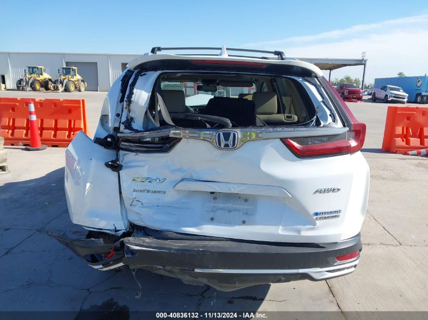 2021 Honda Cr-V Hybrid Touring VIN: 7FART6H93ME007556 Lot: 40836132