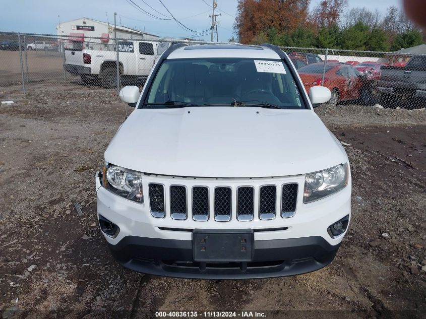 2017 Jeep Compass High Altitude 4X4 VIN: 1C4NJDEB6HD176091 Lot: 40836135