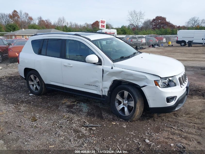 2017 Jeep Compass High Altitude 4X4 VIN: 1C4NJDEB6HD176091 Lot: 40836135