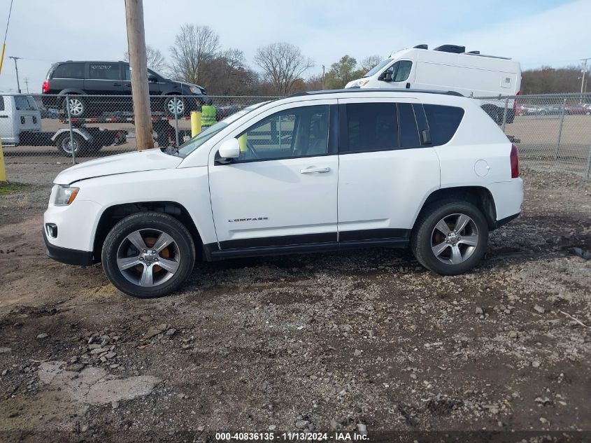 2017 Jeep Compass High Altitude 4X4 VIN: 1C4NJDEB6HD176091 Lot: 40836135