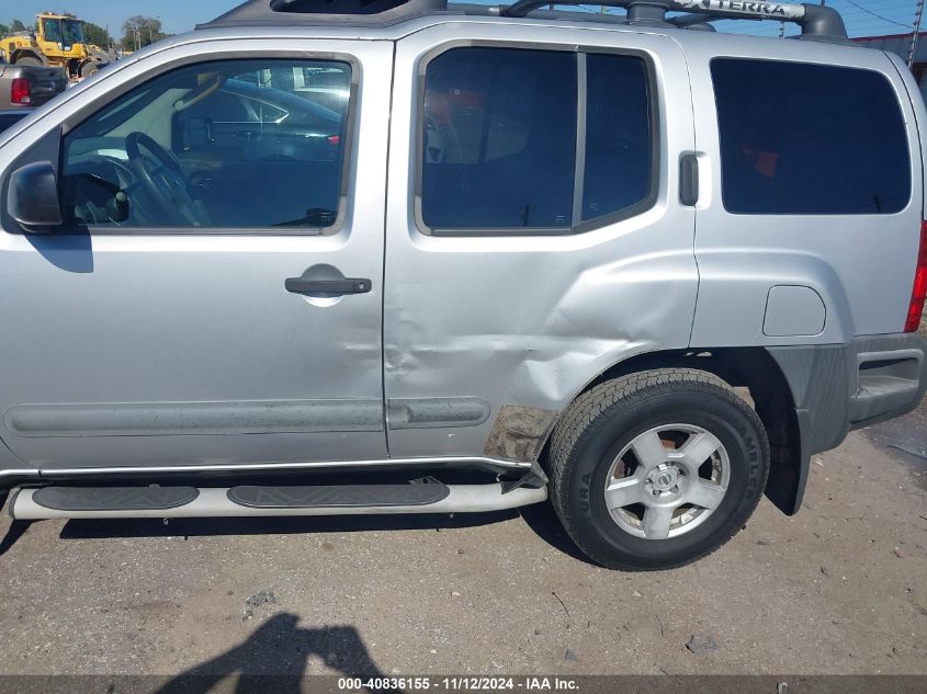 2006 Nissan Xterra S VIN: 5N1AN08U36C500881 Lot: 40836155