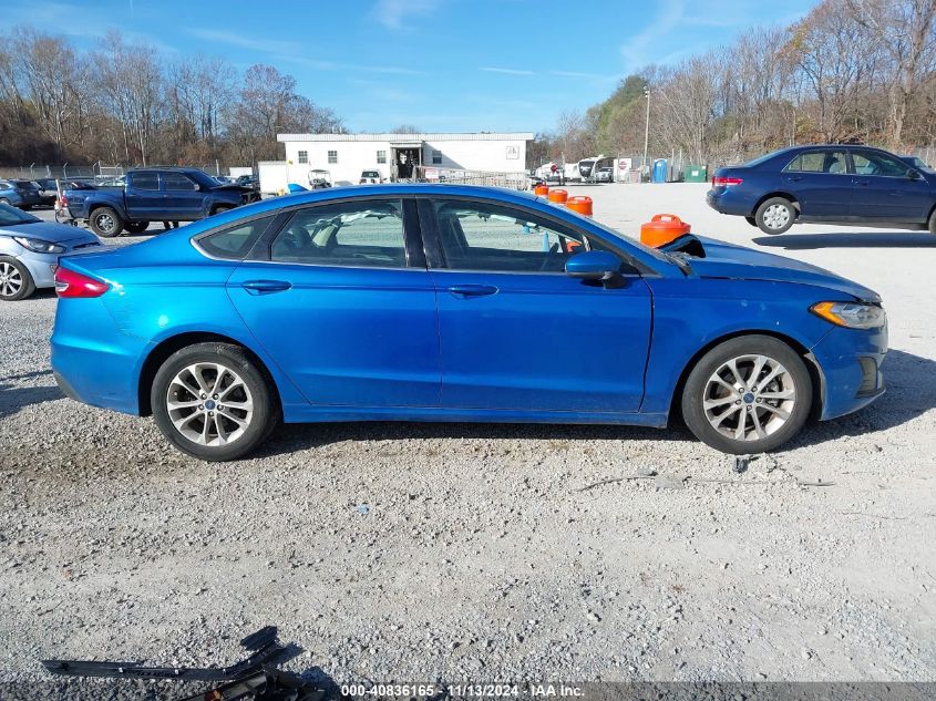 2020 Ford Fusion Se VIN: 3FA6P0HD1LR190639 Lot: 40836165