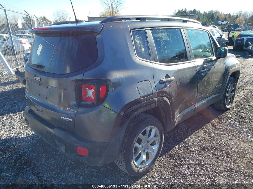 VIN ZACCJBBB6JPJ42883 2018 Jeep Renegade, Latitude 4X4 no.4