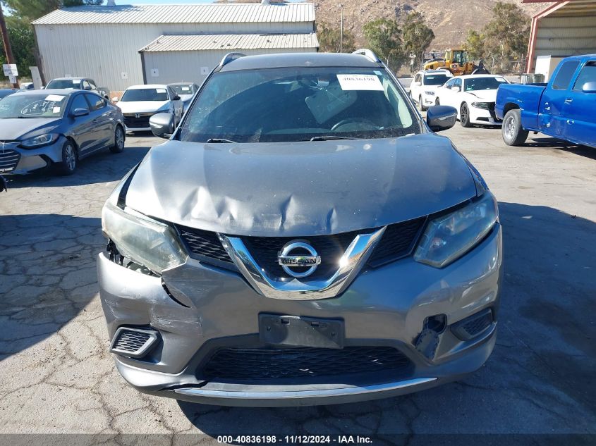 VIN KNMAT2MTXFP527815 2015 Nissan Rogue, SV no.11