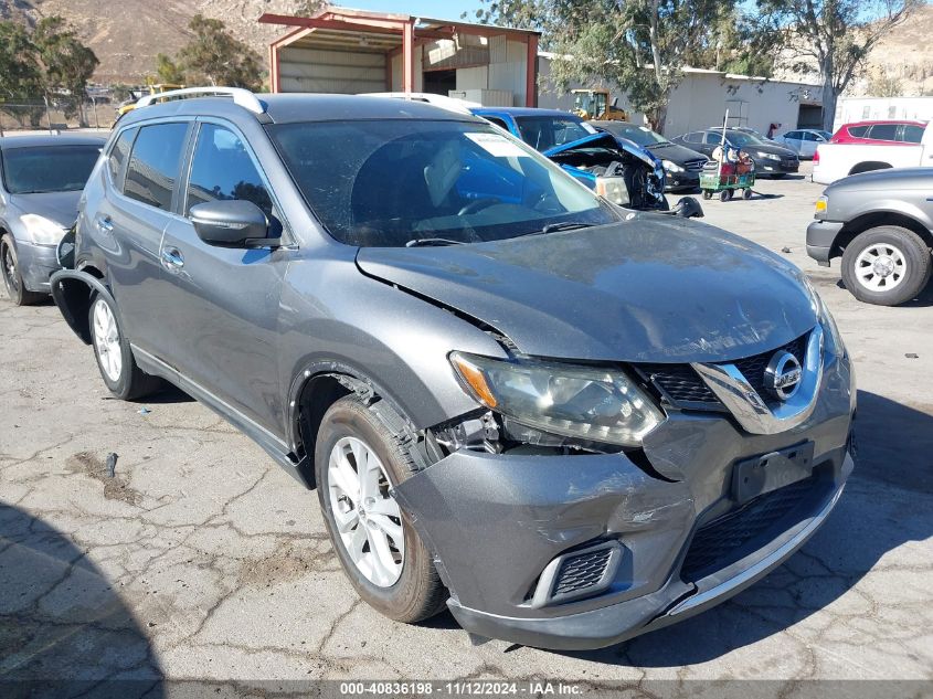 VIN KNMAT2MTXFP527815 2015 Nissan Rogue, SV no.1