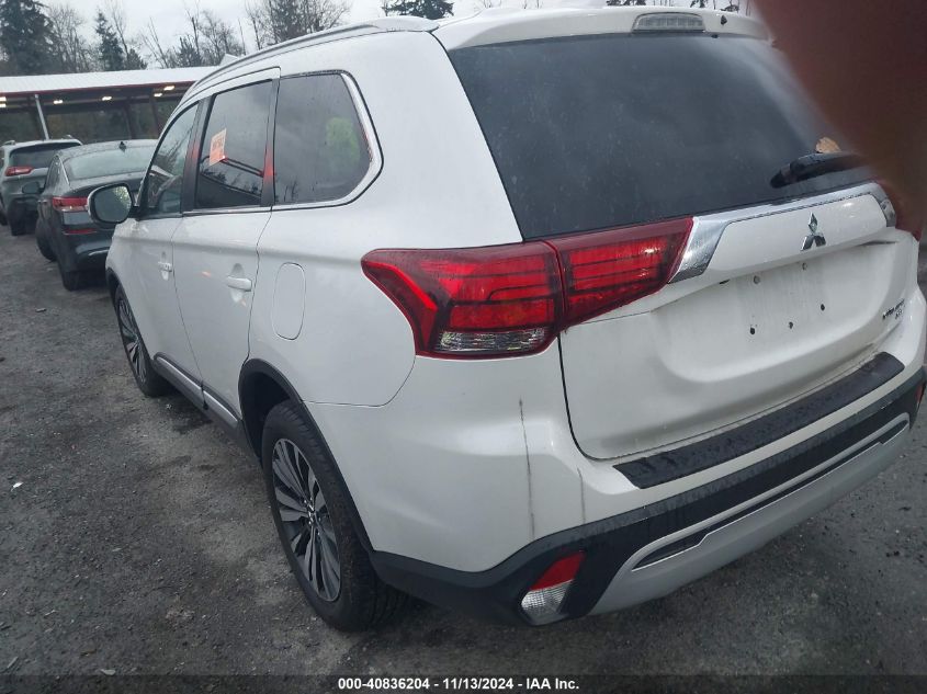 2019 Mitsubishi Outlander Sel VIN: JA4AZ3A37KZ040315 Lot: 40836204