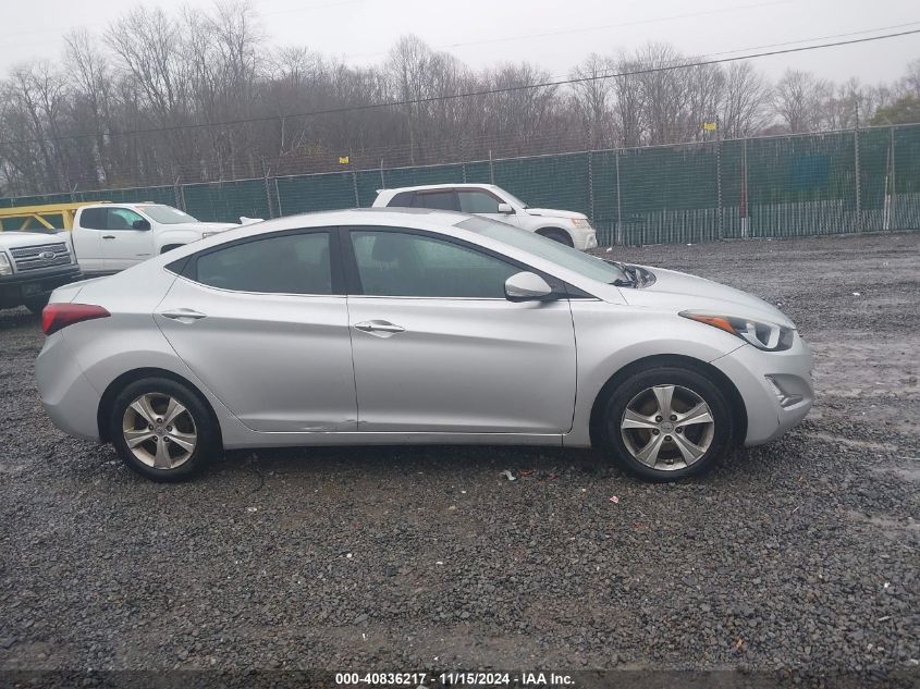 2016 Hyundai Elantra Value Edition VIN: 5NPDH4AE0GH736560 Lot: 40836217