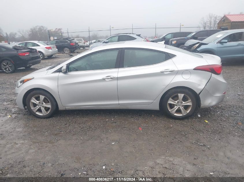 2016 Hyundai Elantra Value Edition VIN: 5NPDH4AE0GH736560 Lot: 40836217