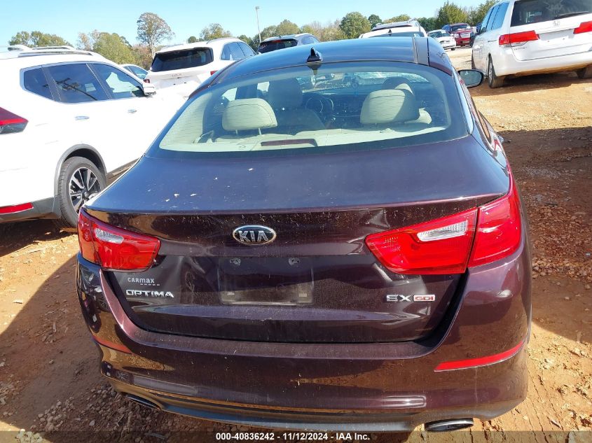 2015 Kia Optima Ex VIN: 5XXGN4A78FG353046 Lot: 40836242