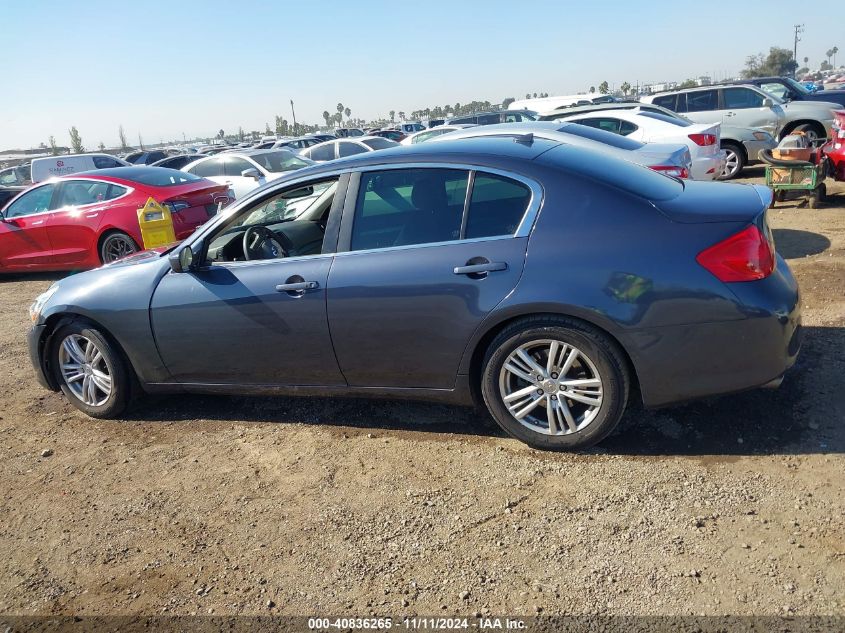 2012 Infiniti G37 Journey VIN: JN1CV6AP8CM930466 Lot: 40836265