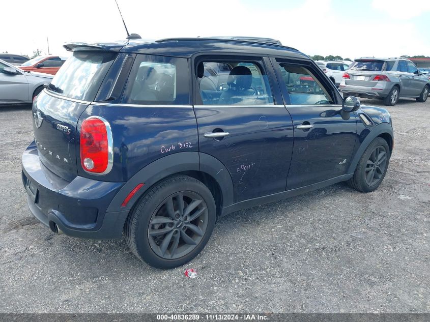 2013 Mini Countryman Cooper S VIN: WMWZC5C55DWP34779 Lot: 40836289