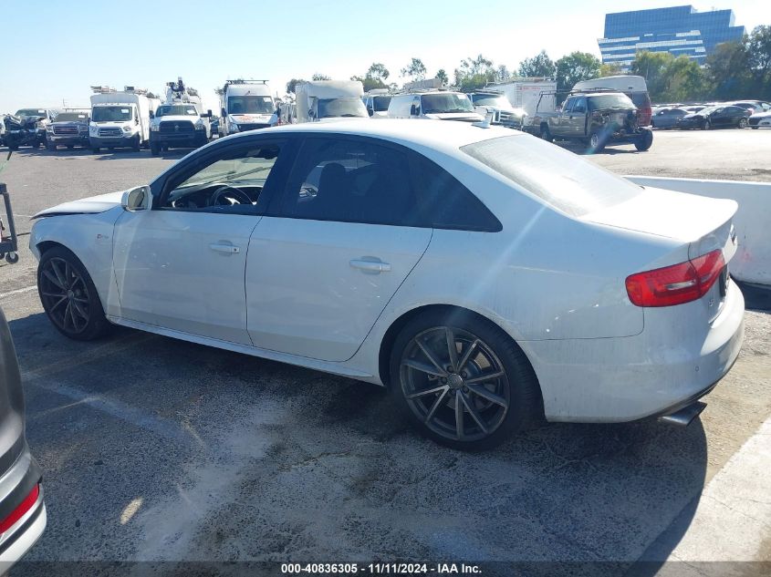 2015 Audi S4 3.0T Premium Plus VIN: WAUBGAFL1FA067363 Lot: 40836305