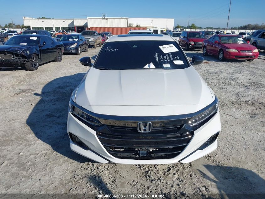 2022 Honda Accord Sport 2.0T VIN: 1HGCV2F39NA013733 Lot: 40836308