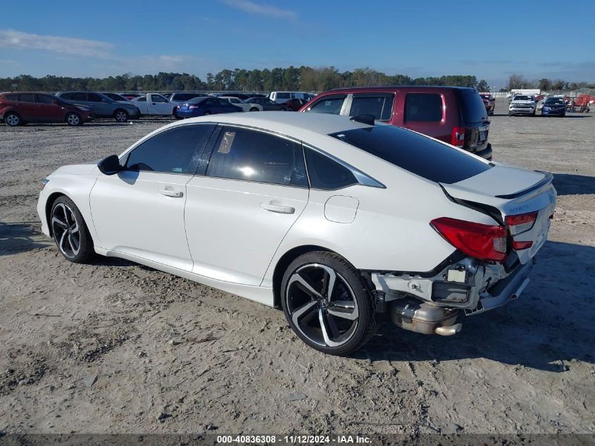 2022 Honda Accord Sport 2.0T VIN: 1HGCV2F39NA013733 Lot: 40836308