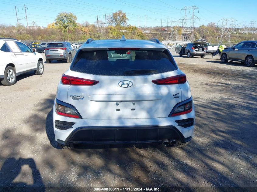 2022 Hyundai Kona N Line VIN: KM8K3CA36NU800811 Lot: 40836311