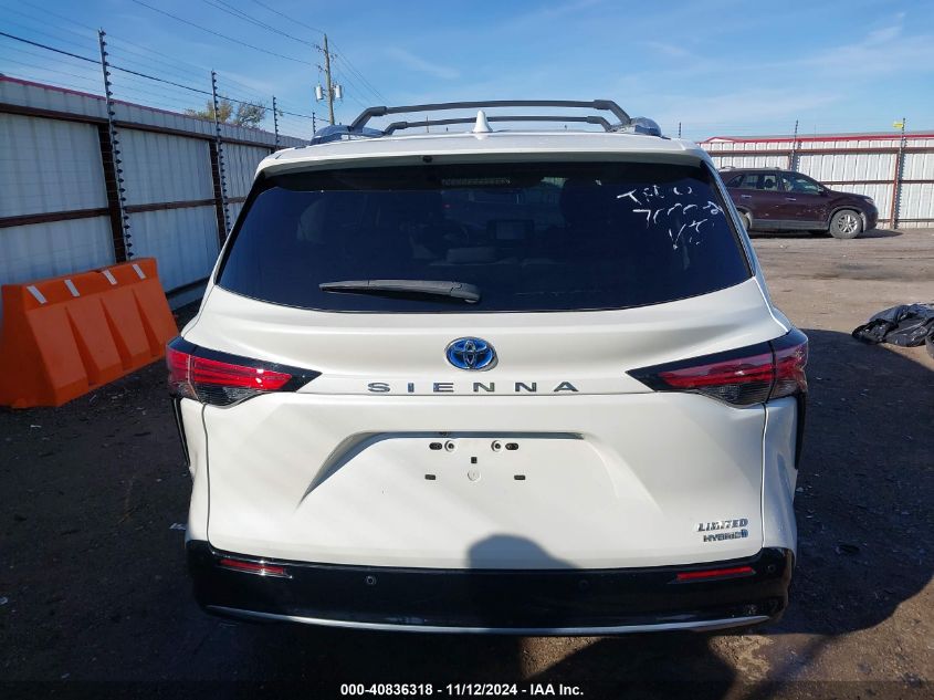 2021 Toyota Sienna Limited VIN: 5TDZRKEC7MS038159 Lot: 40836318