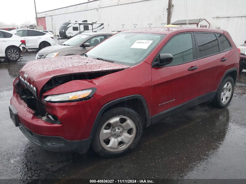 VIN 1C4PJLAB4GW264214 2016 JEEP CHEROKEE no.2