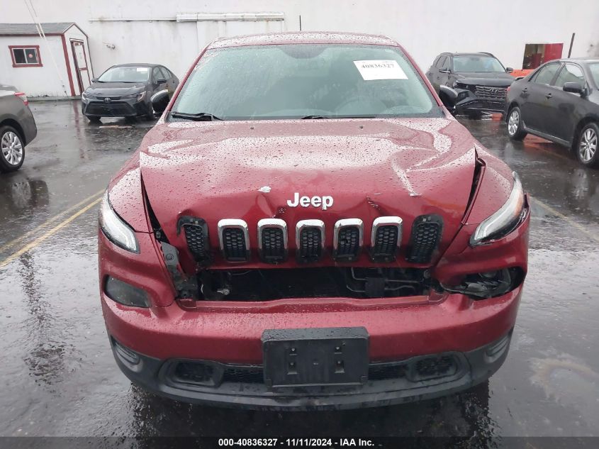 2016 Jeep Cherokee Sport VIN: 1C4PJLAB4GW264214 Lot: 40836327