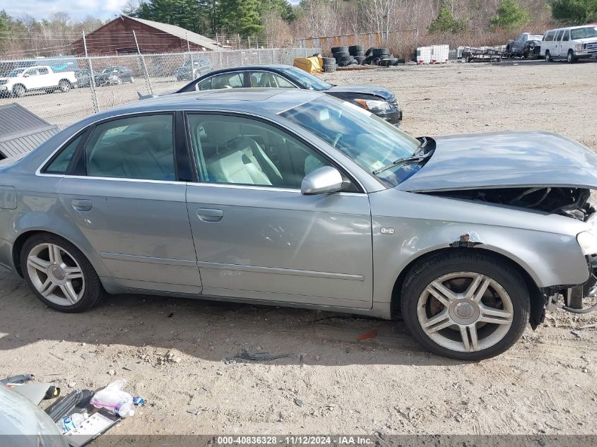 2006 Audi A4 2.0T VIN: WAUDF78E86A230247 Lot: 40836328