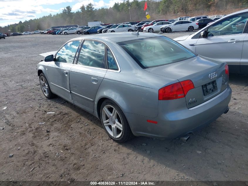 2006 Audi A4 2.0T VIN: WAUDF78E86A230247 Lot: 40836328