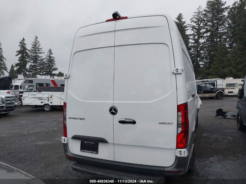 2022 Mercedes-Benz Sprinter 2500 High Roof I4 VIN: W1Y40CHY0NT095769 Lot: 40836340