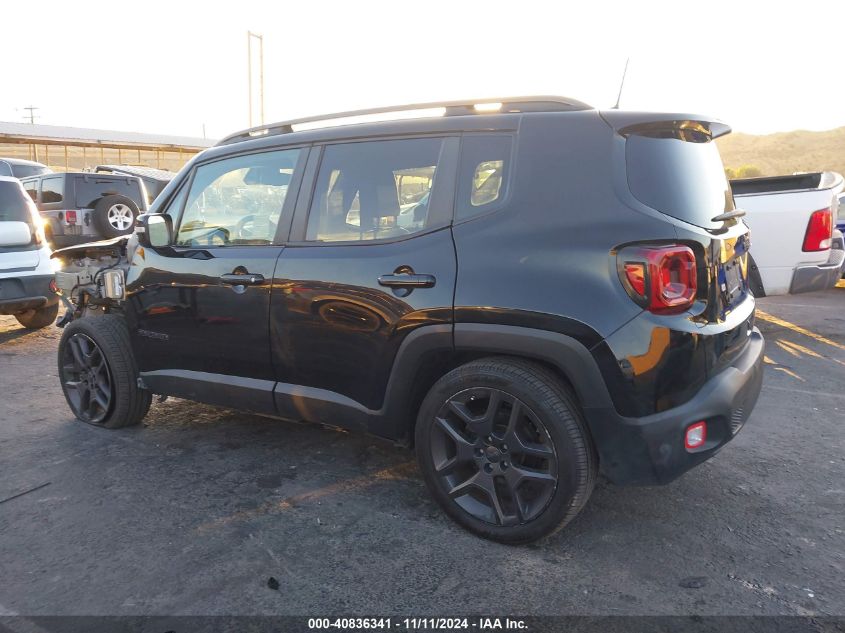 2020 Jeep Renegade High Altitude Fwd VIN: ZACNJAB19LPK97022 Lot: 40836341