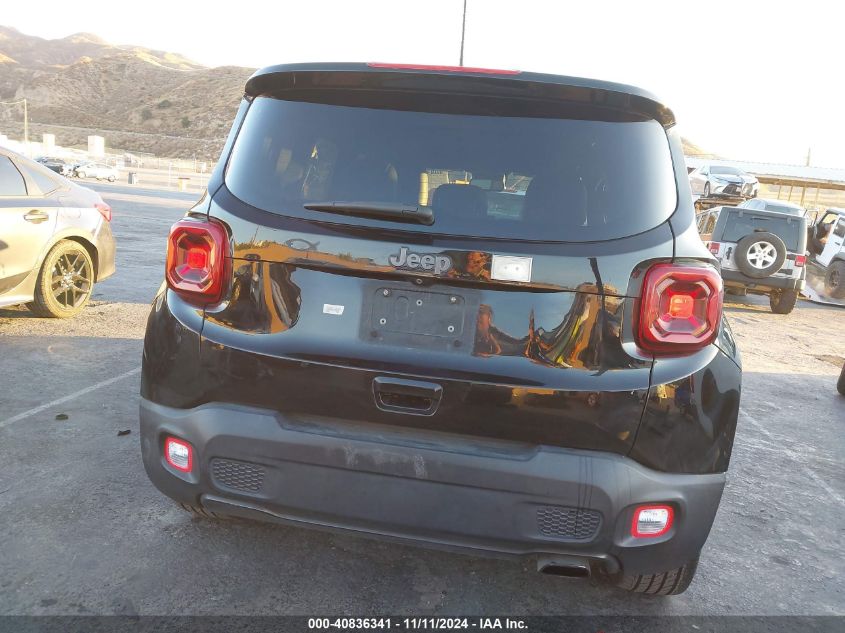 2020 Jeep Renegade High Altitude Fwd VIN: ZACNJAB19LPK97022 Lot: 40836341