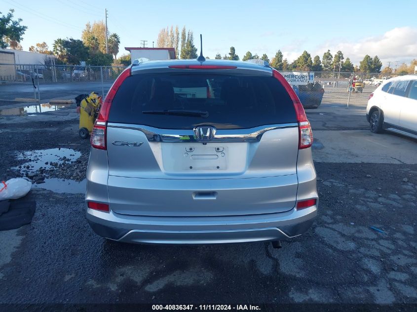 2015 Honda Cr-V Ex-L VIN: 2HKRM3H75FH523198 Lot: 40836347