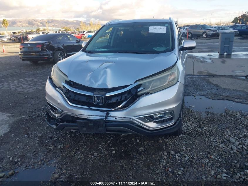 2015 Honda Cr-V Ex-L VIN: 2HKRM3H75FH523198 Lot: 40836347