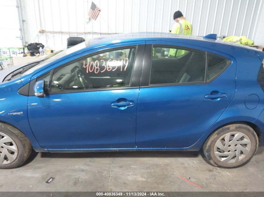 2015 Toyota Prius C Two VIN: JTDKDTB38F1103398 Lot: 40836349