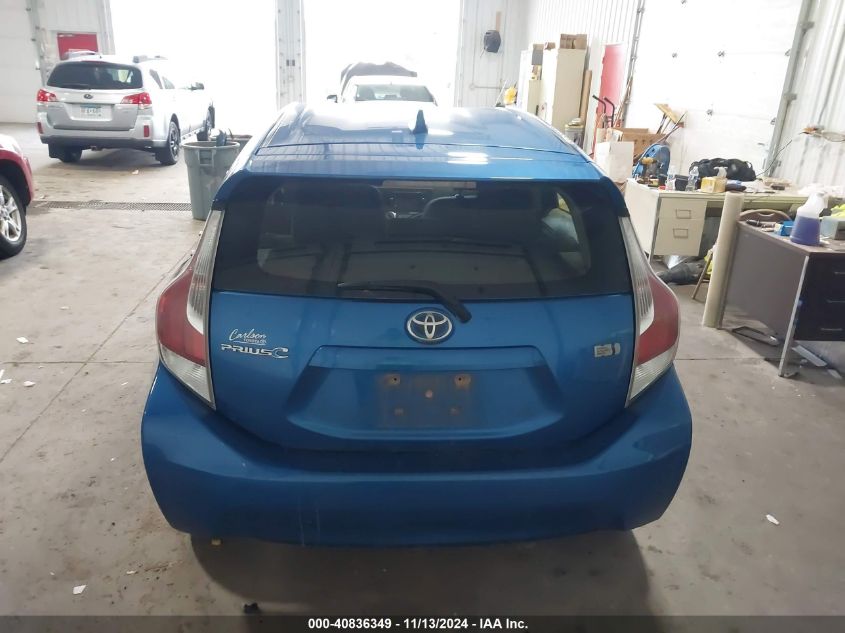 2015 Toyota Prius C Two VIN: JTDKDTB38F1103398 Lot: 40836349