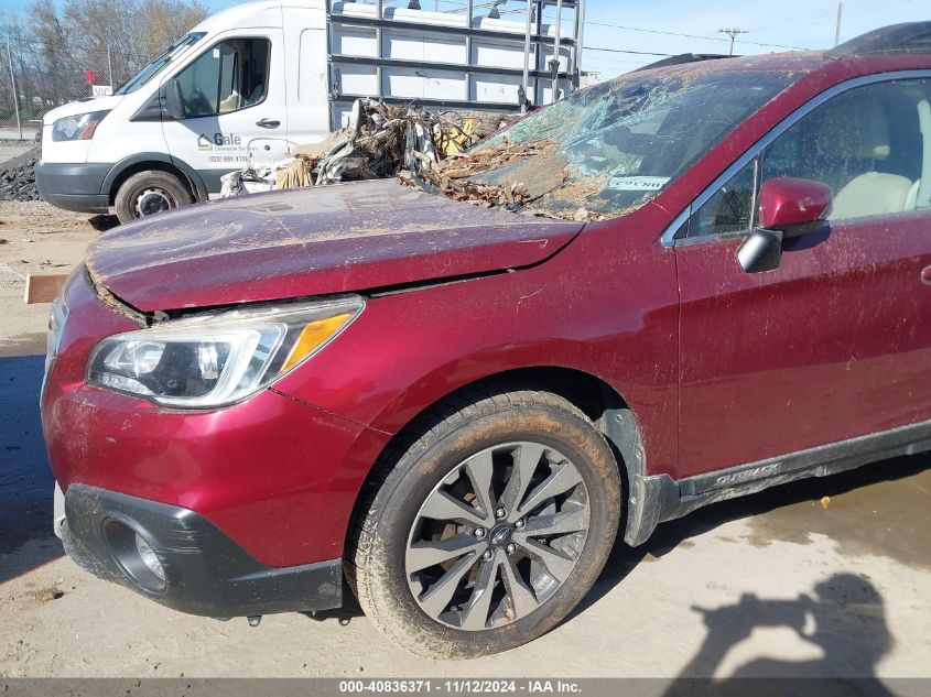 2017 Subaru Outback 2.5I Limited VIN: 4S4BSANC4H3341077 Lot: 40836371