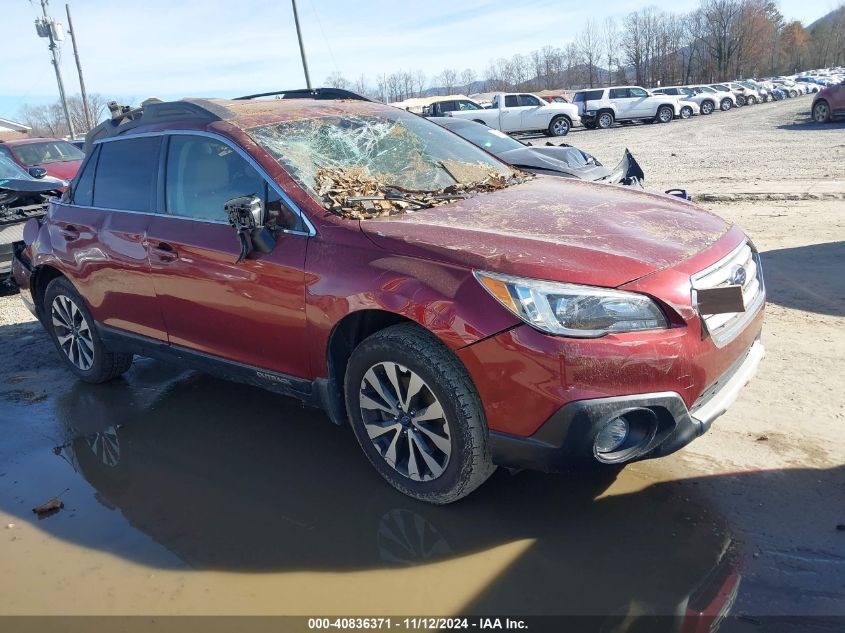 2017 Subaru Outback 2.5I Limited VIN: 4S4BSANC4H3341077 Lot: 40836371