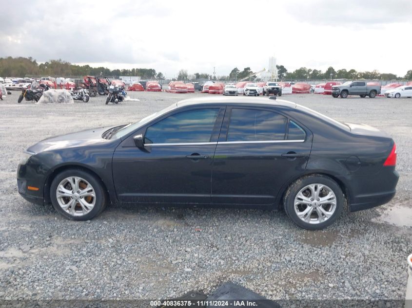 2012 Ford Fusion Se VIN: 3FAHP0HA0CR321638 Lot: 40836375