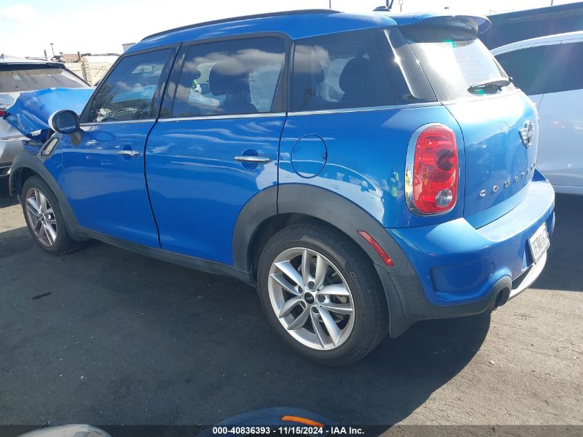 2014 Mini Countryman Cooper S VIN: WMWZC3C59EWT01049 Lot: 40836393