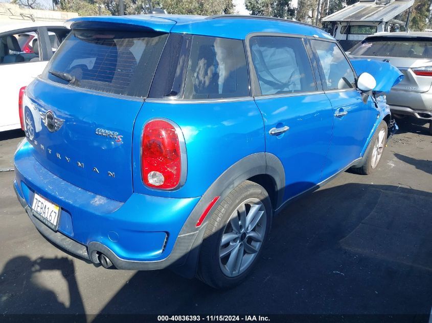 2014 Mini Countryman Cooper S VIN: WMWZC3C59EWT01049 Lot: 40836393